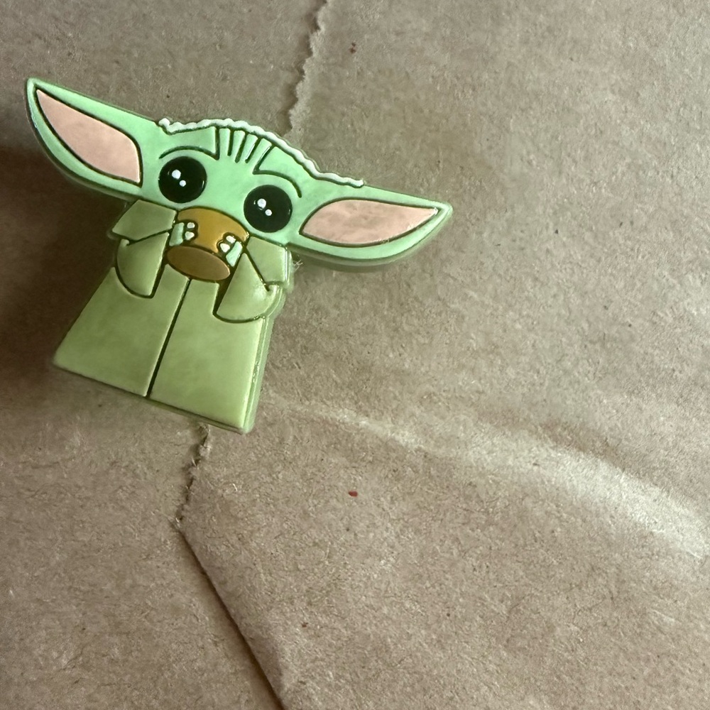 Cute Green Baby Creature croc charm  - Drinking Cup